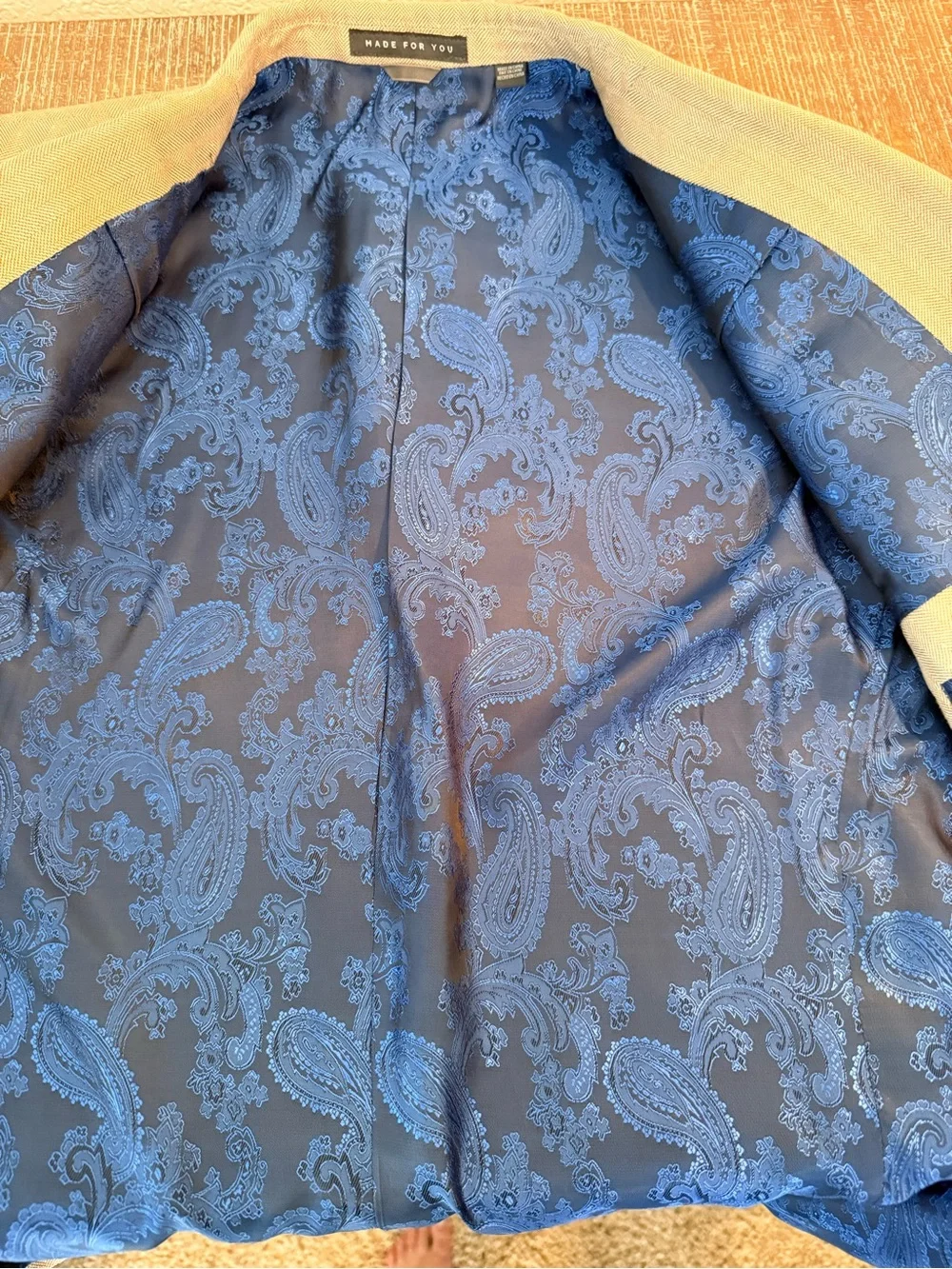 Indochino Newbury 58 Blazer NWT Wool Linen Blend‎ ~46R